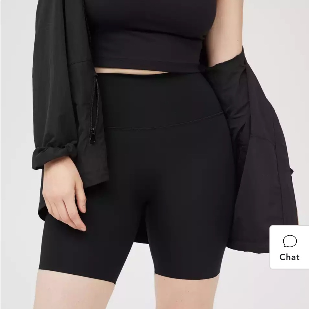 Aerie offline goals 9” bike short black